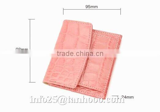 Sexy clip/sexy crocodile cute leather purse/sexy leather coin bag