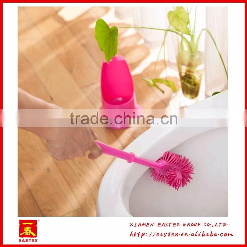 Good Quality plastic toilet brush,Toilet Brush with Holder TPR cleaning toilet