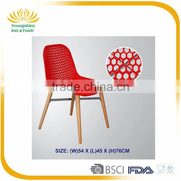 Fashion design modern red metal bar stool