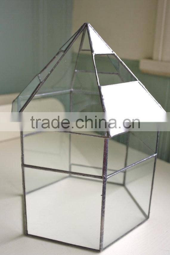 Glass Terrarium Geometric Indoor Green House Gardening House Plants