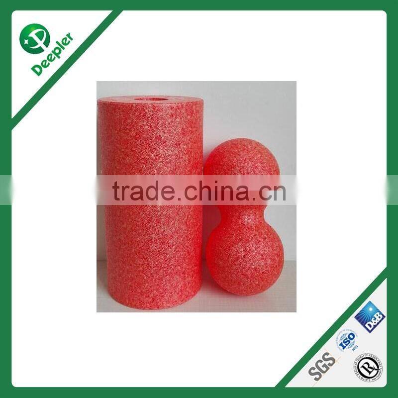 Epp yoga roller, EPP massager for body fitness, red color EPP yoga roller