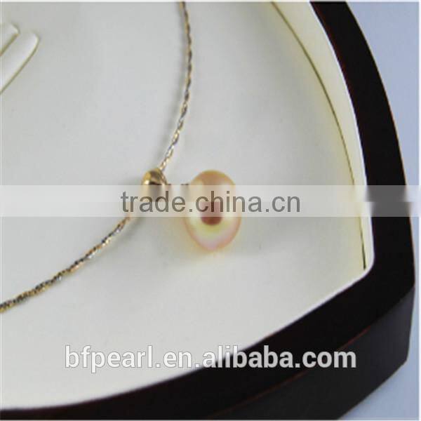 15.5mm AAA Gold South Sea Pearl Pendent with 14K Gold Chain
