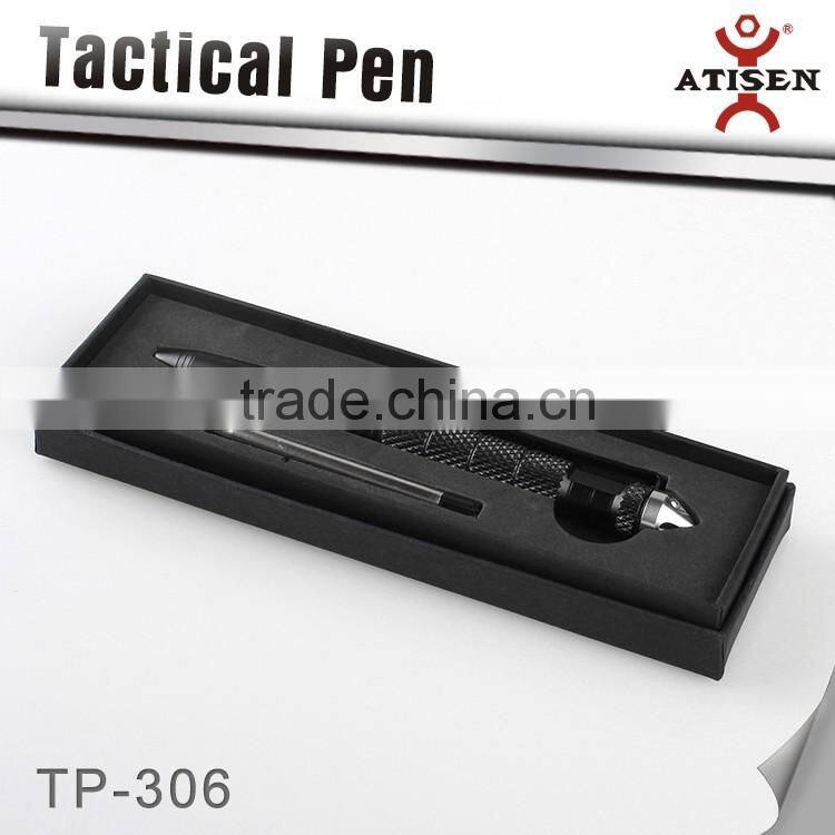 Tungsten Steel Tactical Pen 6061 Aluminium Alloy Anti-skid