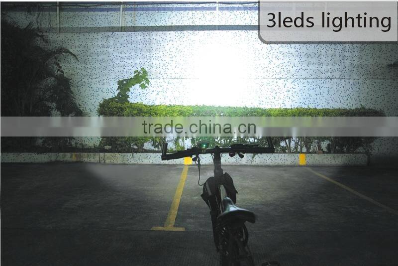 Frame mounting placement led type bicke helmet light by li-ion type and apply for bicycle light