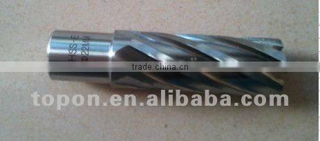HSS core drill black annular cutter with Weldon shank