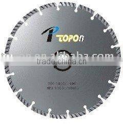 Turbo Segmented Blades with diamond material
