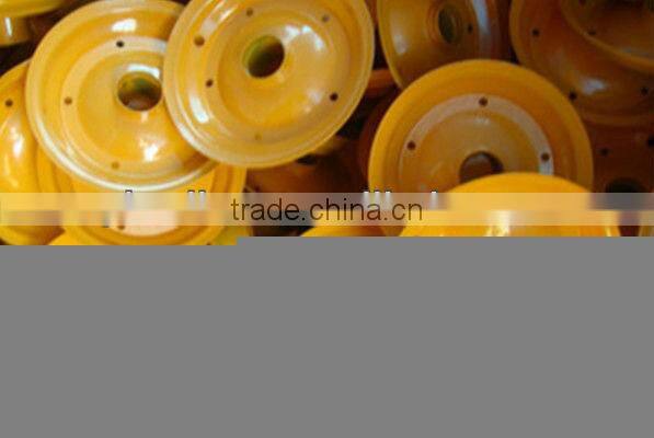 Metal rim for wheelbarrow wheels