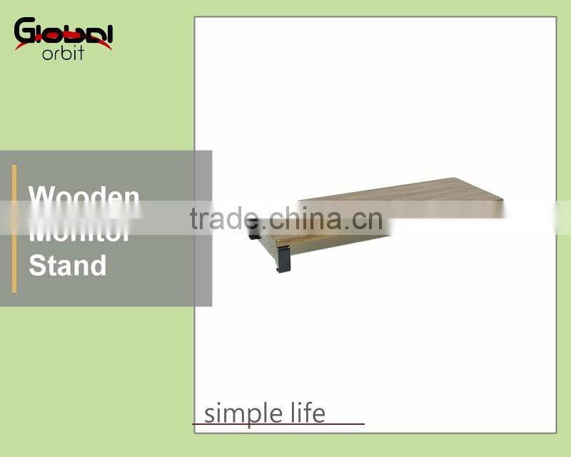 Simple design metal legs for wooden dock holder TV monitor riser stand