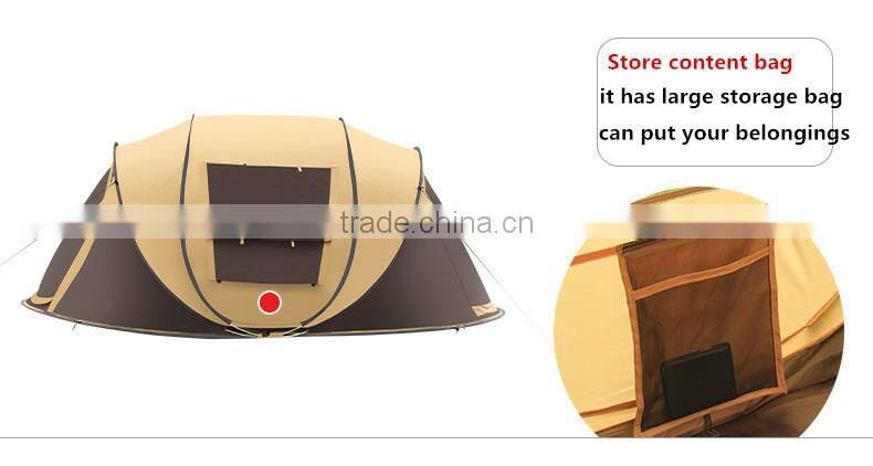 2016 new outdoor 3-4 people throw automatic tents Super light speed up camping tent