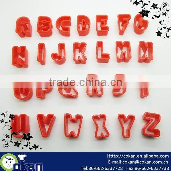 PP Alphabet cookie cutter 26 letters biscuit cutter