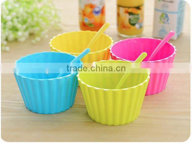 2015 high quality plastic ice cream bowl/colorful ice cream bowl,2015 high quality plastic colorful ice cream bowl