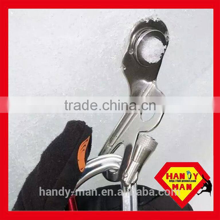 Classic Stainless Steel With Advanced Tooth Geometry Fast Placing Fast Placement Express Dual Clip Climbing Ice Screw