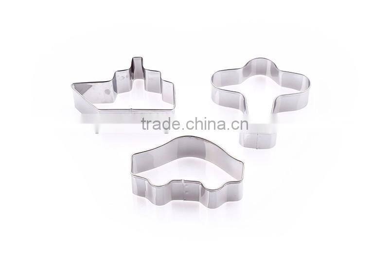 Various popular shapes stainless steel gingerbread cookie cutter set cake cutters molds