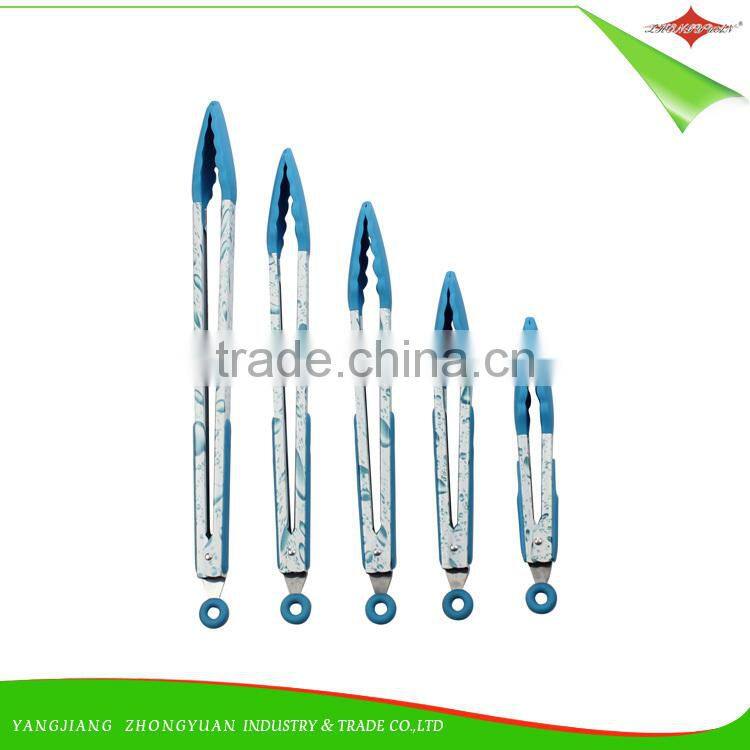 ZY-H2019 kitchen accessory barbecue silicone food barbecue tong