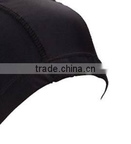 High quality novelty soft fabric durable oem nylon swimming caps