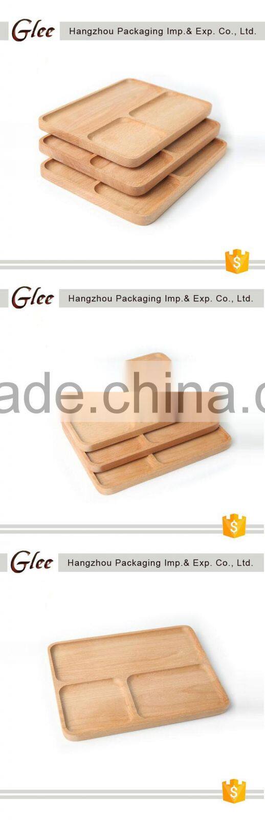 customized food wood serving tray wood dish plate