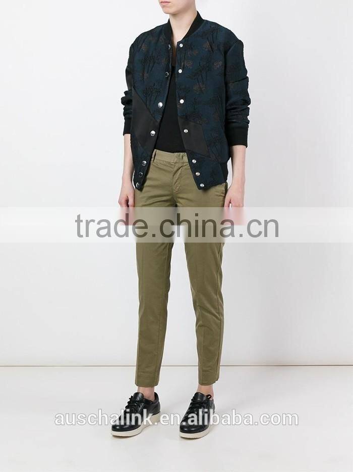 2016 best selling narrow slim bottom trousers women