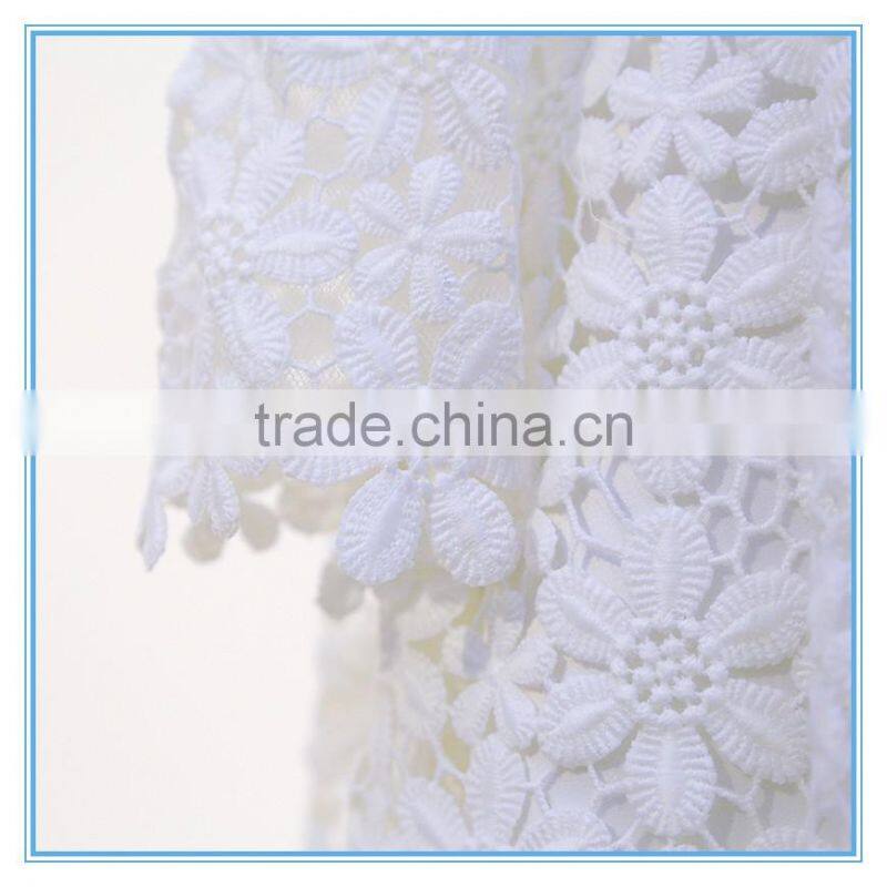 Fashion women embroidery lace wedding bridesmaid dress