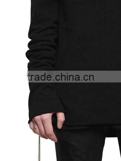 China manufacture cheap supreme longline hooded gym hoodie for men