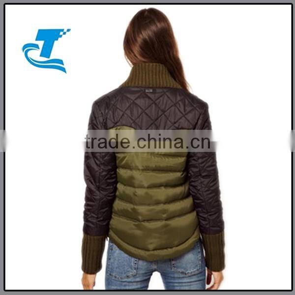 Padding jacket Down-like warmth and high power-light women padding jacket