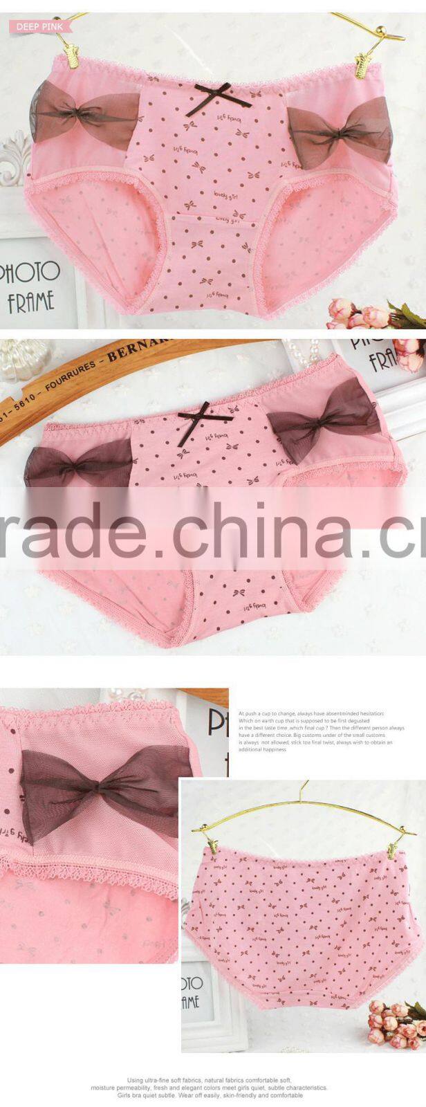 2015 New style young lady anti-static underwear sexy lady regenerated cellulose fiber panty hot sex women underwear