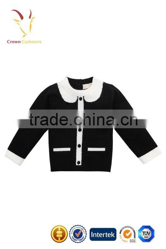 Lovely Baby Winter Cashmere Black Crewneck Sweaters