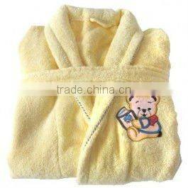 Hood 100% cotton towel girls and boys baby bathrobes