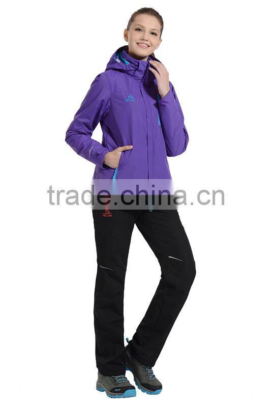Custom your own logo outdoor hunting climbing jackets for ladies waterproof clothing