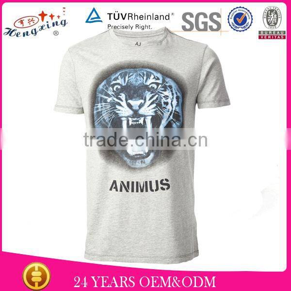 2015 fashion collar pocket men 95% cotton 5% elastane white t-shirt