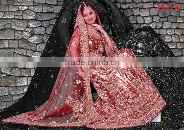 Designer embroidered bridal lehenga