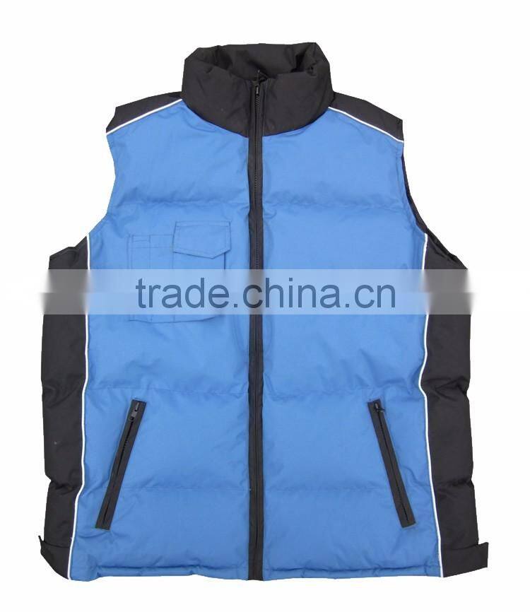 OEM cheap waistcoat for men padded bodywarmer winter vest
