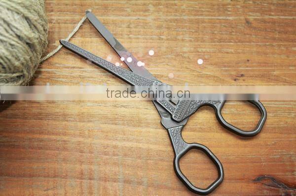 Antique Zakka Bronze Scissor Vintage Eiffel Design Scissor Lace Scissor