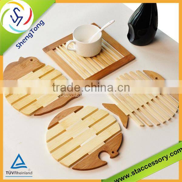 high quality cartoon wood drink coasters