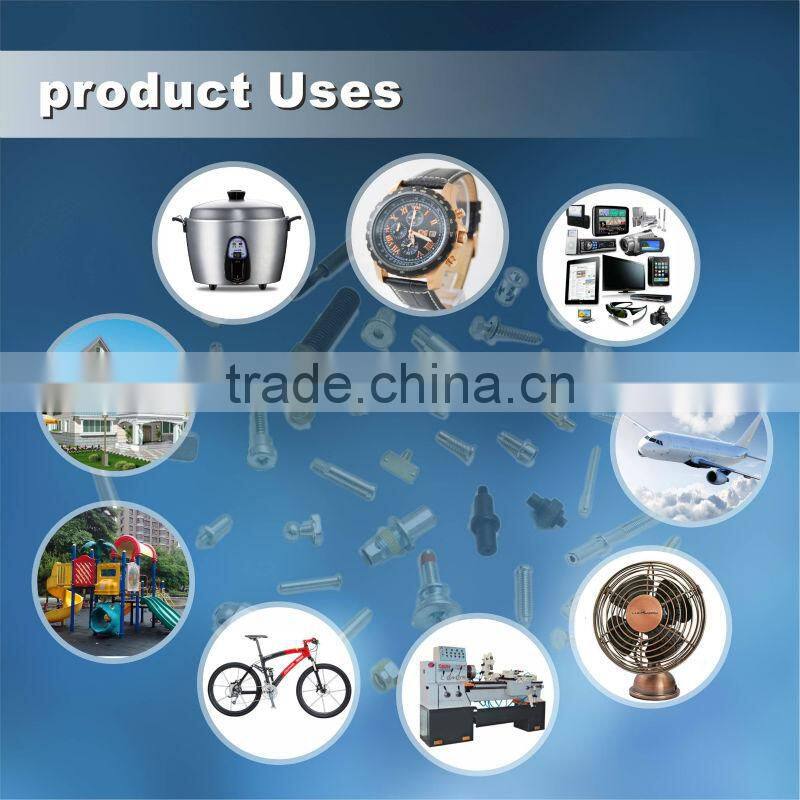 Made In Taiwan Special Screw Pan Head No 3 Square Drive Tapping Screw Type 17 Flat Top Pan Head with Knurl