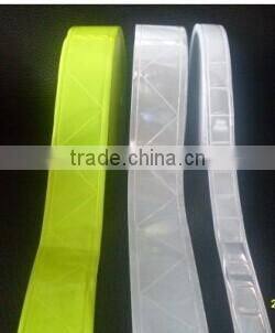 High Visibility PVC crystal reflective tape for safety clothing