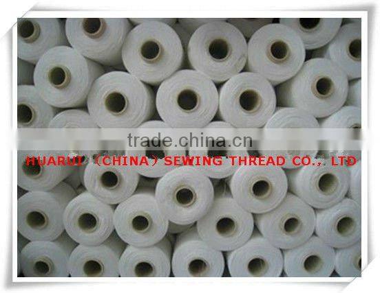 32/2,3 SD raw white spun polyester yarn for sewing thread
