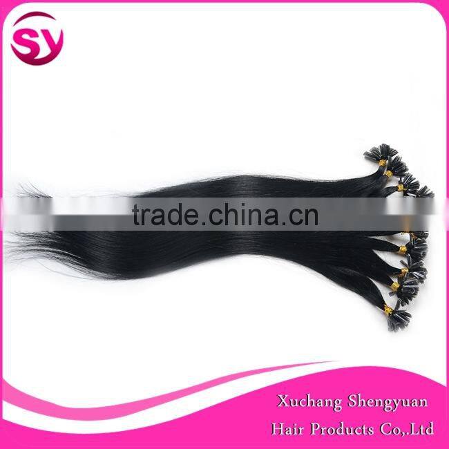 Professional supply human hair extension, Manufacturers selling human pre-bonded hair extension I-tip V-tip U-tip micro loop