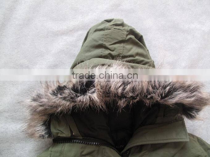 2017 Fur Hooed Custom Fashion European Style Winter Jackets