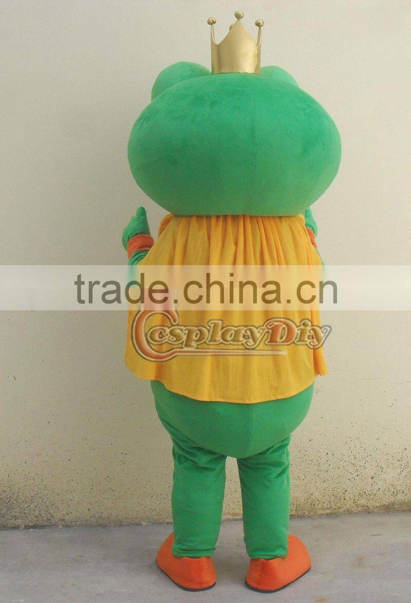 custom made the frog prince mascot costume frog cosplay for adult cosplay costume
