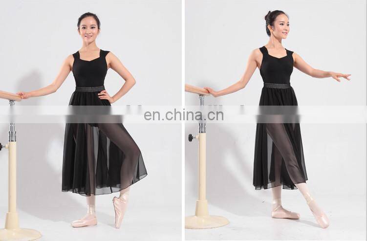 11514403 Chiffon Pull On Dance Skirt Long Ballet Skirt
