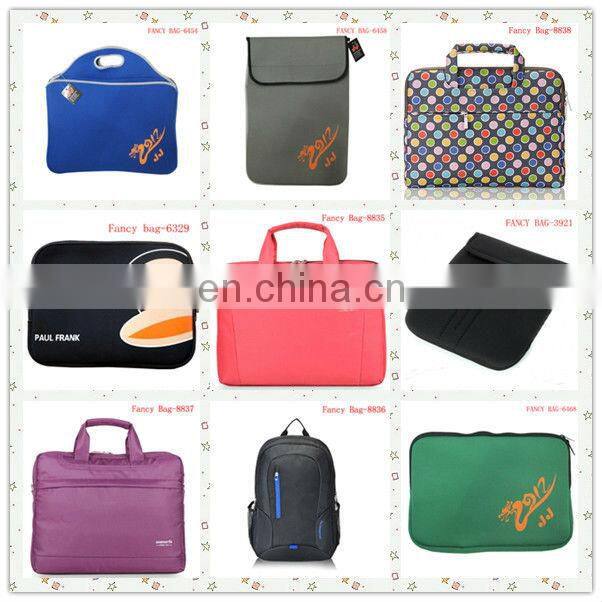 Red pu leather laptop bag