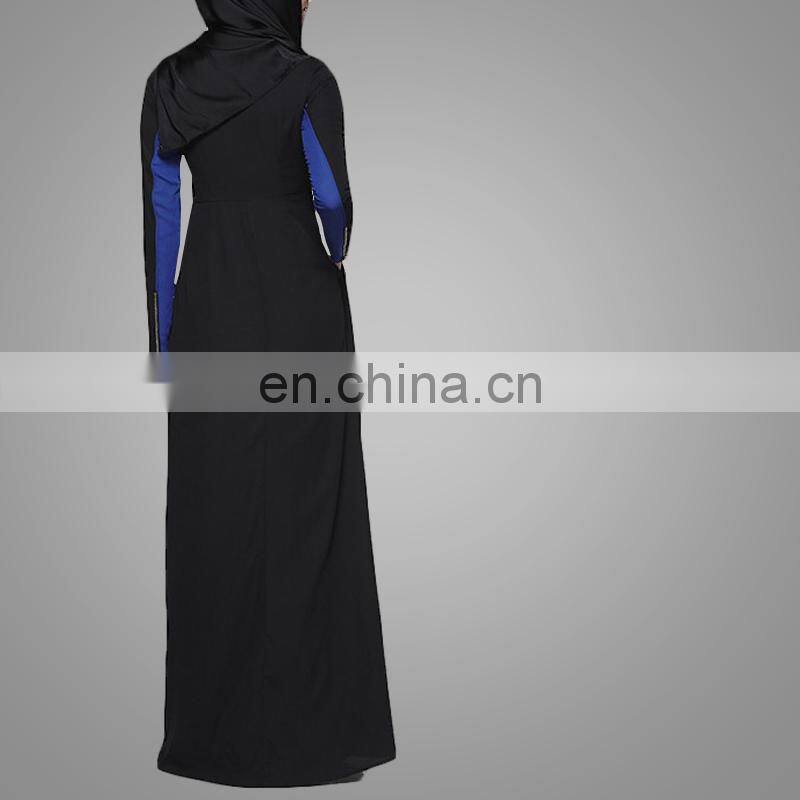 OEM China Wholesale Muslim Women Long Sleeves Maxi Dress Casual Abaya