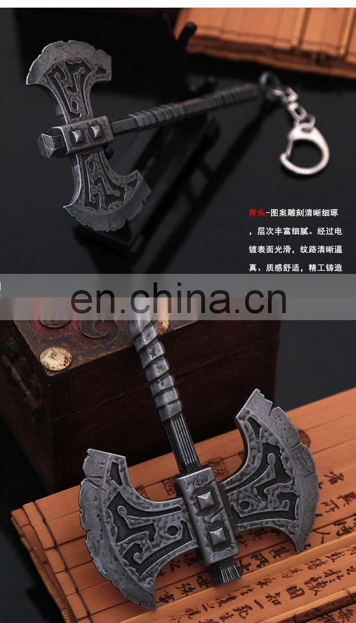 Dota 2 Axe Key Chain Black Wholesale New Anime Game Dota 2 Key Chain