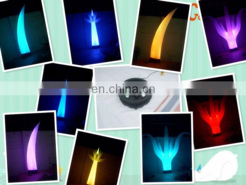 LED inflatable tusk inflatable led ivory balloon