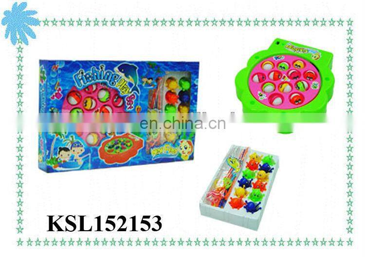 funny plastic toy fishing game for children