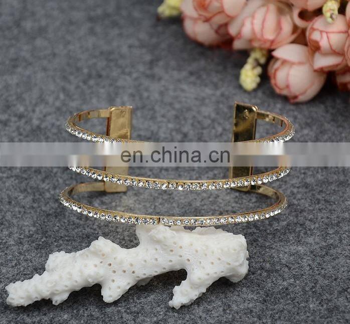 Newest design bangle shinny bangle Rose gold bangle with shell bracelet
