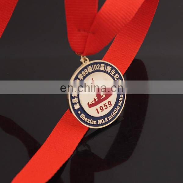 Custom middle school teachers and students souvenir medal