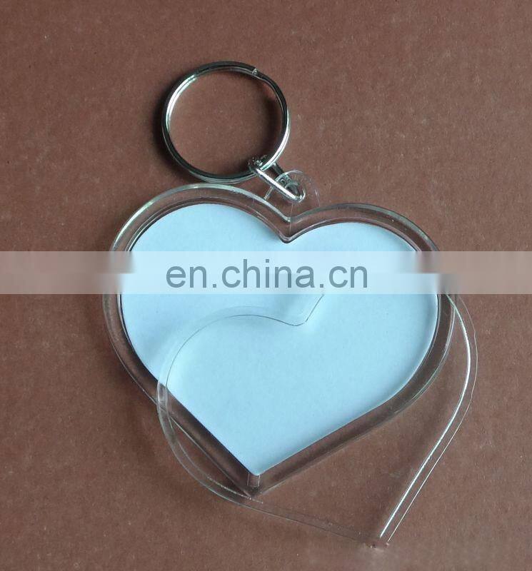 heart shape wedding promotional custom keychain