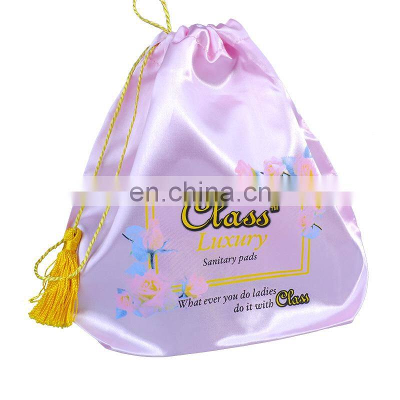 custom satin wig pouch satin hair wig bags