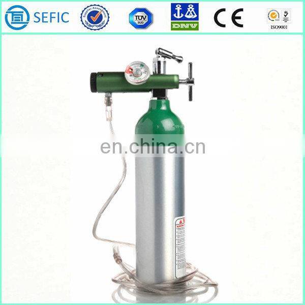 SASO Certificate Seamless Steel N2O/O2 Gas Medical Oxygen Cylinder